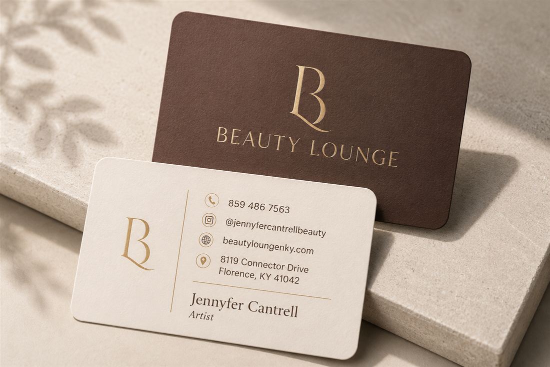 Beauty Lounge — visual identity by EIV Branding, Aesthetic studio