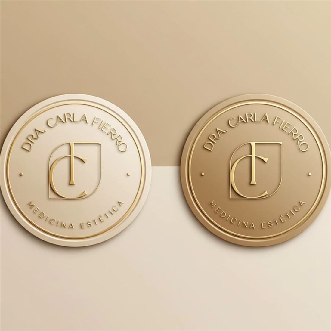Dra. Carla Fierro — visual identity by EIV Branding, Aesthetic medicine
