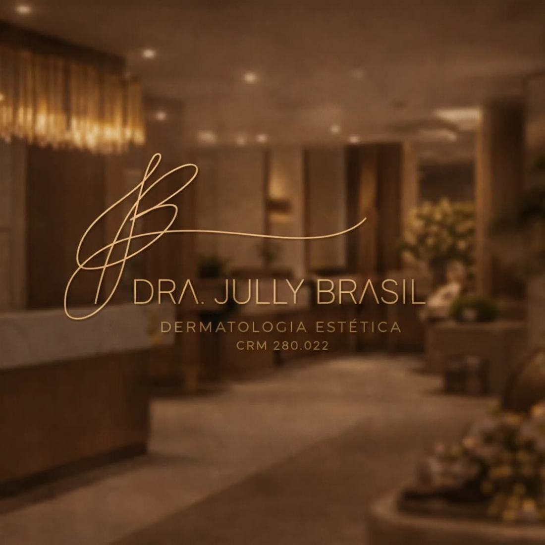 Dra. Jully Brasil — visual identity by EIV Branding, Medical practice